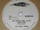 Dore 503 The Teddy Bears To Know Him, Is To Love Him 78 RPM E+ E+ Canada Copy