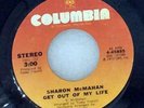 SHARON McMAHAN 45 Get Out Of My Life w/Maybe You'll Be Back COLUMBIA rare og MP3