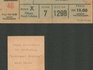 BEATLES : original Eintrittskarte zur Beatles Blitz-Tournee 1966 in Essen