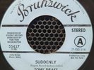 Tony Drake SUDDENLY rare northern soul 45 BRUNSWICK PROMO it hurts me more