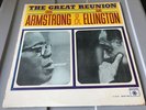 Louis Armstrong & Duke Ellington the Great Reunion 60s Roulette Vinyl LP Record