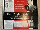 Earl Nightingale Gives You The Strangest Secret Vinyl Record 33 LP 1958