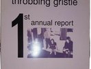 Throbbing Gristle First Annual Report LP Get Back Records Italy Psychic TV Coil