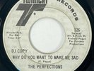 PERFECTIONS Why Do You Want to Make Me Twinight RARE Chicago Soul Promo 45 HEAR