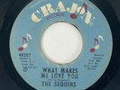 SEQUINS What Make Me Love You / Where's Your Love Crajon Northern Soul Sweet 45