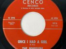 WHEELERS Once I Had a Girl / Shine 'Em On Cenco Doo Wop R&B Soul NM 45 HEAR