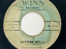 THE SENATORS Wedding Bells / I Shouldn't Care Winn Rare Doo Wop R&B 45 HEAR