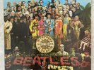 Beatles Sgt Pepper Parlophone Vinyl Record Album 33-1/3 Color Insert Mint 