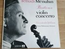 Menuhin Beethoven Violin Concerto EX Vinyl Record ASD 377 White/Gold Label Ed1