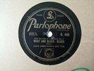78 rpm.LOUIS ARMSTRONG.West End Blues /EDDIE LANG Freeze An' Melt.Shellac.