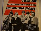The Rolling Stones Tell me b/w I Just Wanna Make Love To You 45 w/ P/s Fan Club