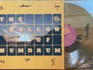 RED RUM CLUB THE HOLLOW OF HUMDRUM HAND SIGNED AUTOGRAPHED YELLOW VINYL LP