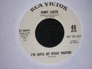 kenny carter ive got to get myself together rca wdj usa 45 orig northern soul