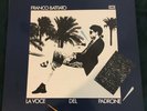 Franco Battiato La Voce Del Padrone Prima Stampa Italiana Laminato Lp Raro
