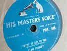 TRYIN` TO GET TO YOU / LAWDY MISS CLAWDY ELVIS PRESLEY 78 RPM HMV POP 408 1958 