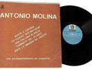 ANTONIO MOLINA   SELF TITLED   BLUE ODEON LP   URUGUAY   COVERS IN PLASTIC BAG