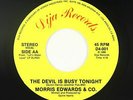 Funk Boogie/Modern Soul 45 - Morris Edwards - The Devil Is Busy - Dija VG++ mp3