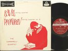 CS 6174 FFSS BB Ravel, Prokofiev string quartets, Carmirelli Quartet = SXL 2231