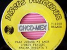 ? RARE DISCOS VENCEDOR 45 MEXICO ?NANINA? LATIN SOUL SWEET BALLAD FREDDY FENDER