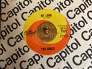 Rare 45 rpm 1965 My Love/My Baby Capitol 5528 garage/rock band The Girls Sleeve
