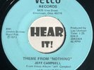 OH Bluegrass Old Time Banjo 45 JEFF CAMPBELL Theme From Nothing /Bounce VETCO