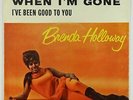 Northern Soul Picture Sleeve Only - Brenda Holloway - When I'm Gone - Tamla