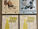 45 RPM RECORD TUNE TOTE WITH RECORDS AND POP PARTY RECORD SETS VINTAGE 50’s LOT