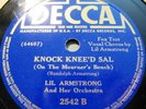 1938 LIL HARDING ARMSTRONG Orch Knock Knee'd Sal/ Everything's wrong DECCA 2542