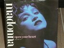 MADONNA OPEN YOUR HEART REMIX IRELAND 7 INCH RECORD  LUCKY STAR TRUE BLUE