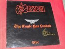 SAXON LIVE - The Eagle Has Landed - LP 1982/France,signed by PAUL QUINN,signiert