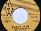 The Miracles 45 Depend On Me / Way Over There RARE