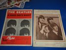 vintage BEATLES sheet music a hard days night / I dont want to spoil the party