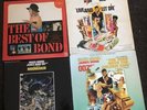 James Bond-4 LPs Moonraker,Live & Let Die,man With Golden Gun & Best Of All VG+