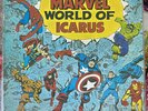 The Marvel World of Icarus Vinyl Album 1971 Grit Records Vintage LP about comics