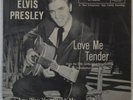ELVIS PRESLEY Love Me Tender RCA 45 with PICTURE SLEEVE rare black and white