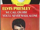 ELVIS PRESLEY We Call on Him 45 RECORD RARE DJ PROMO + PS PIC SLEEVE 47-9600