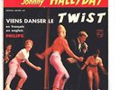 Johnny HALLYDAY    Viens danser le twist    avec languette     7'  EP 45 tours