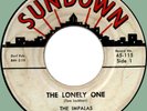 IMPALAS The Lonely One / Lost Boogie 45rpm Sundown 1959 garage instro