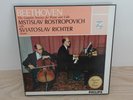 RICHTER/ROSTROPOVICH-Beethoven Sonatas For Piano&Cello. Philips 835182/83 AY. NM