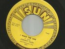 ROCKABILLY - JOHNNY CASH - I WALK THE LINE  /  GET RHYTHM - HEAR -1956 SUN 241