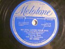 78 : MELOTONE 12952-JOE VENUIT-MY DOG LOVES YOUR DOG /NASTY MAN