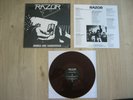 RAZOR Armed and Dangerous LP War on Music Can. Thrash red vinyl 250 copies nm