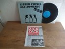 LIEBER ZUVIEL ALS ZUWENIG ZICKZACK LP DIE TÖDLICHE DORIS / DIE RADIERER NM