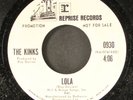 KINKS: lola / mindless child of motherhood REPRISE 7