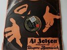 Al Jolson Dirty Hands, Dirty Face French 78RPM Brunswick w/ Picture Sleeve