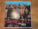 THE BEATLES SGT. PEPPERS LONELY HEARTS 1967 CAPITOL MONO LP INSERTS & BOLD TITLE