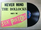 SEX PISTOLS - NEVER MIND THE BOLLOCKS   OCT 1977 COPY   BLANK BACK   *NR MINT*