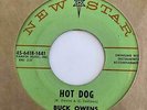 Rockabilly 45 BUCK OWENS Hot Dog/Sweethearts In Heaven New Star Bakersfield HEAR