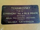 78RMP HMV TCHAIKOVSKY SYMPHONY NO 6 IN B MINOR WILHELM FURTWANGLER 5 Record Set