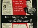 EARL NIGHTINGALE GIVES YOU THE STRANGEST SECRET   1958 MOTIVATIONAL LP   VG